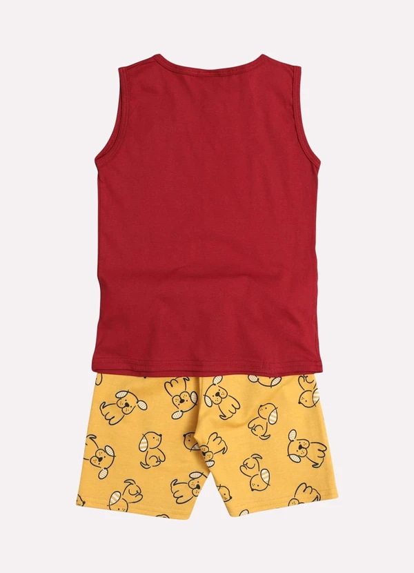 Kyly - Conjunto Infantil Menino Cachorrinho Vermelho 3