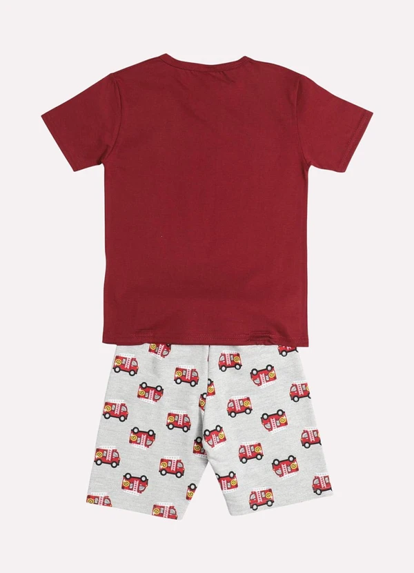 Kyly - Conjunto Infantil Menino Cachorrinho Vinho 3