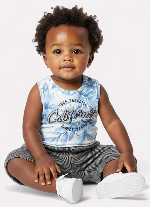 Kyly - Conjunto Infantil Menino Califórnia Branco 2
