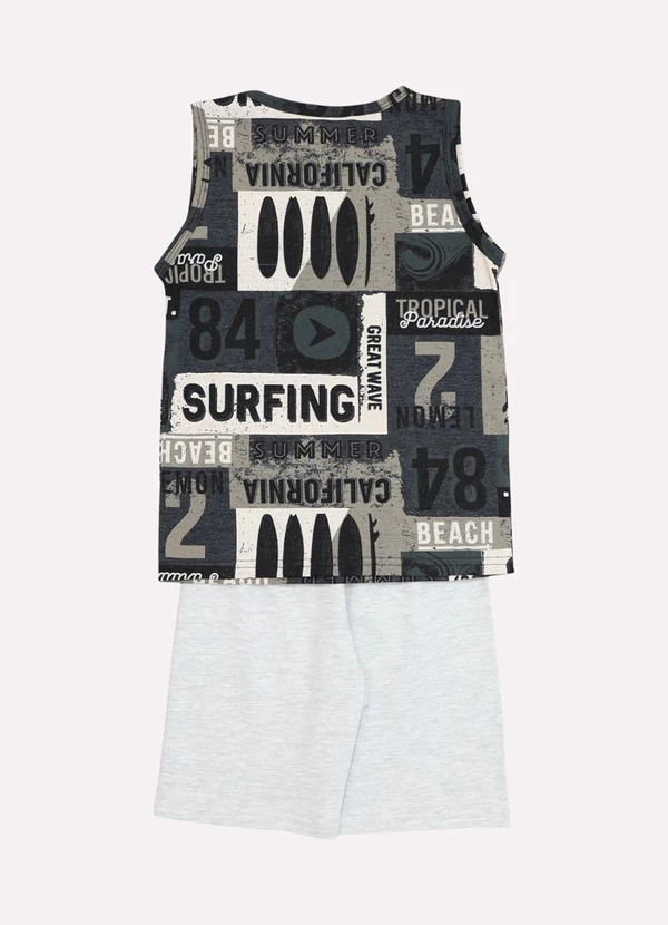 Kyly - Conjunto Infantil Menino Califórnia Cinza 3