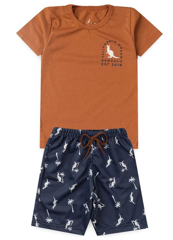 Conjunto Infantil Menino Califrnia Dream Caramelo