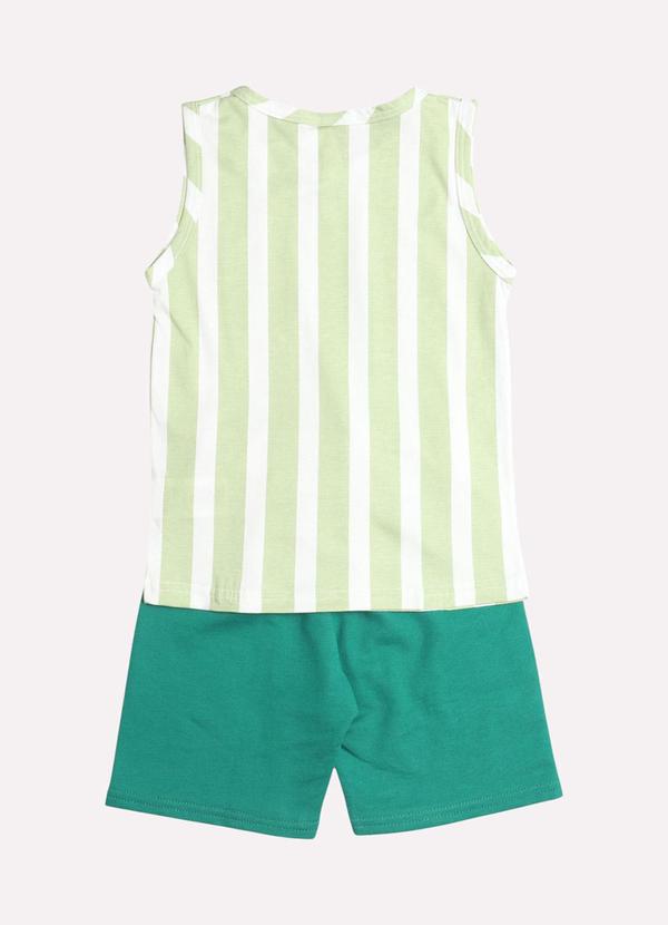 Kyly - Conjunto Infantil Menino Califórnia Verde 3