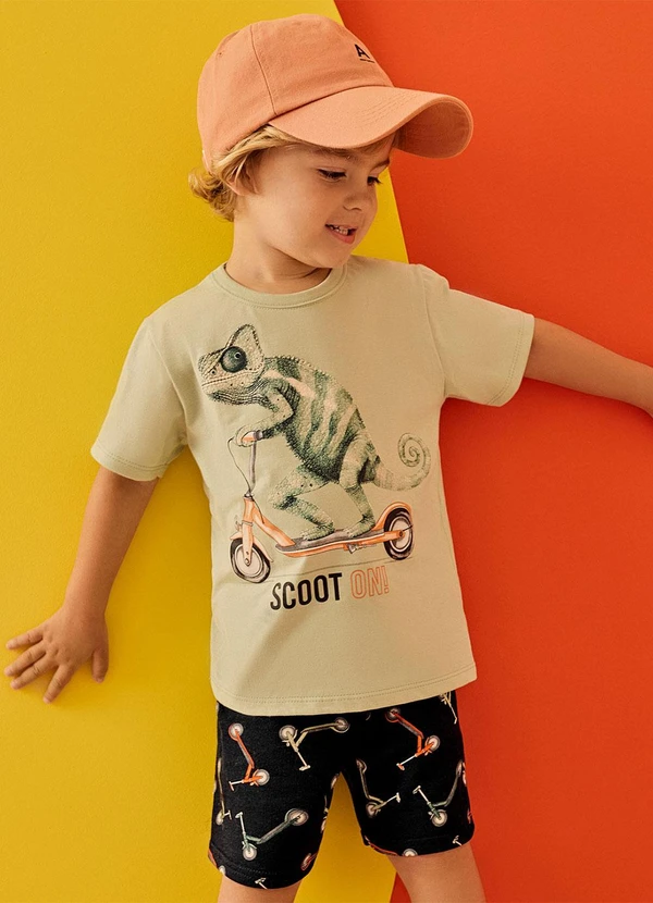Kyly - Conjunto Infantil Menino Camaleão Verde 1