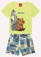 Kyly - Conjunto Infantil Menino Capivara Branco - variação: Amarelo