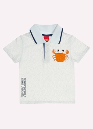Kyly - Conjunto Infantil Menino Caranguejo Cinza - KYLY