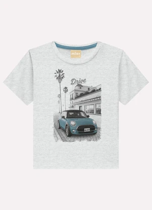 Milon - Conjunto Infantil Menino Carro Cinza - MILON