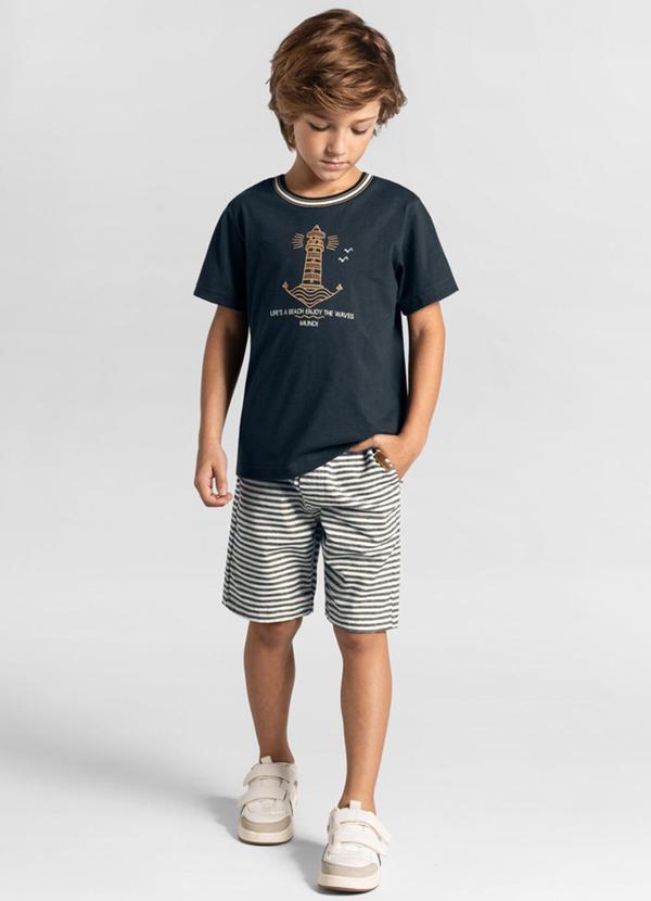 Brandili Mundi - Conjunto Infantil Menino Cinza