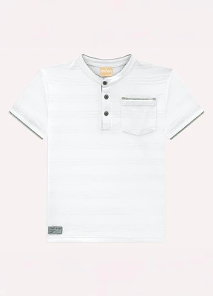 Milon - Conjunto Infantil Menino com Bolso Branco - MILON