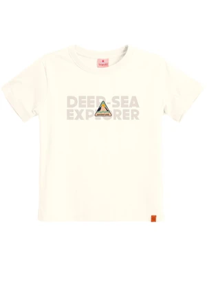 Brandili - Conjunto Infantil Menino com Bordado Bege - BRANDILI