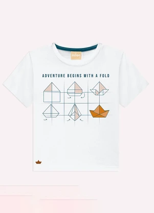 Milon - Conjunto Infantil Menino com Cinto Branco - MILON