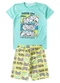 Select - Conjunto Infantil Menino Curto Estampado Verde - variação: Azul