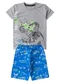 Select - Conjunto Infantil Menino Curto Estampado Preto - variação: Cinza