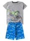 Select - Conjunto Infantil Menino Curto Estampado Verde - variação: Cinza