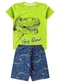 Select - Conjunto Infantil Menino Curto Estampado Verde - variação: Verde