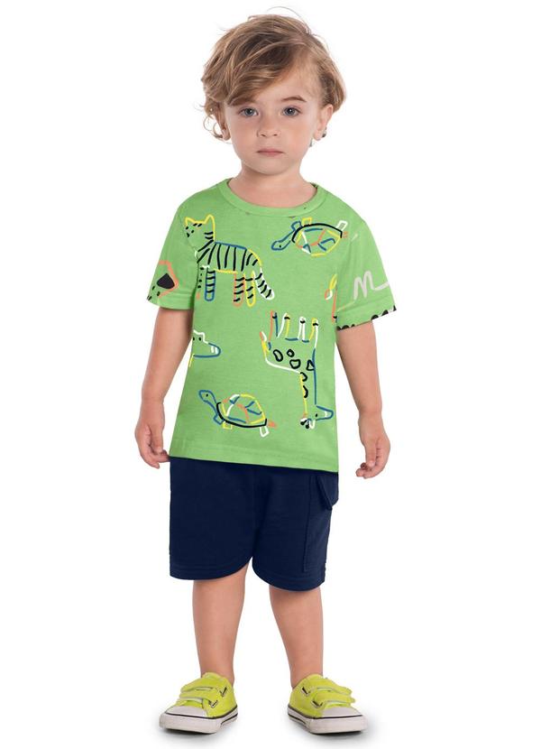Kyly - Conjunto Infantil Menino de Animais Verde