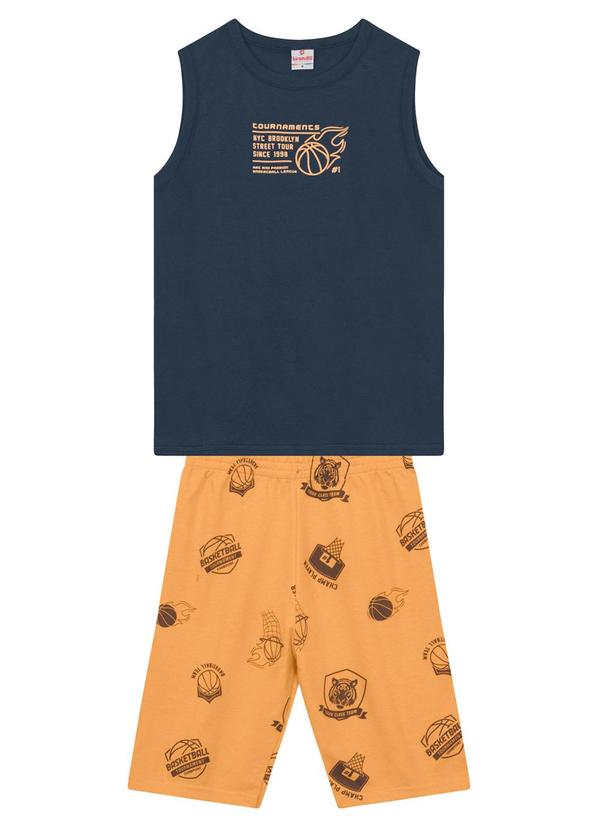 Brandili - Conjunto Infantil Menino de Basquete Cinza