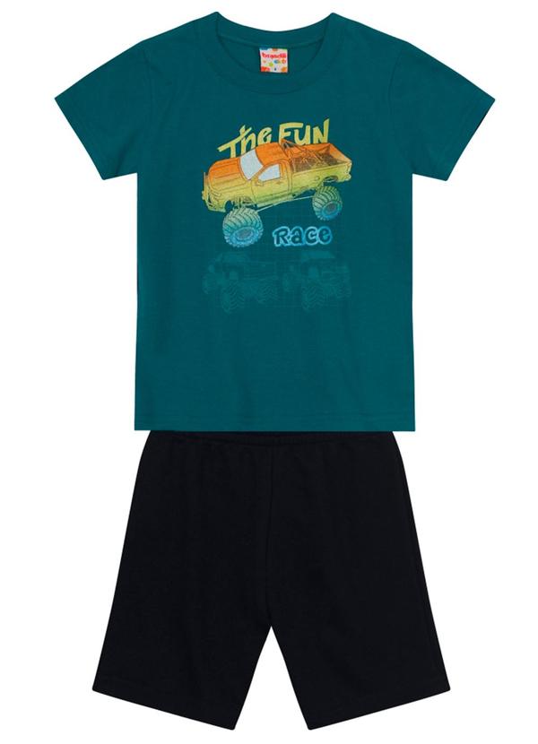 Brandili - Conjunto Infantil Menino de Carrinho Verde