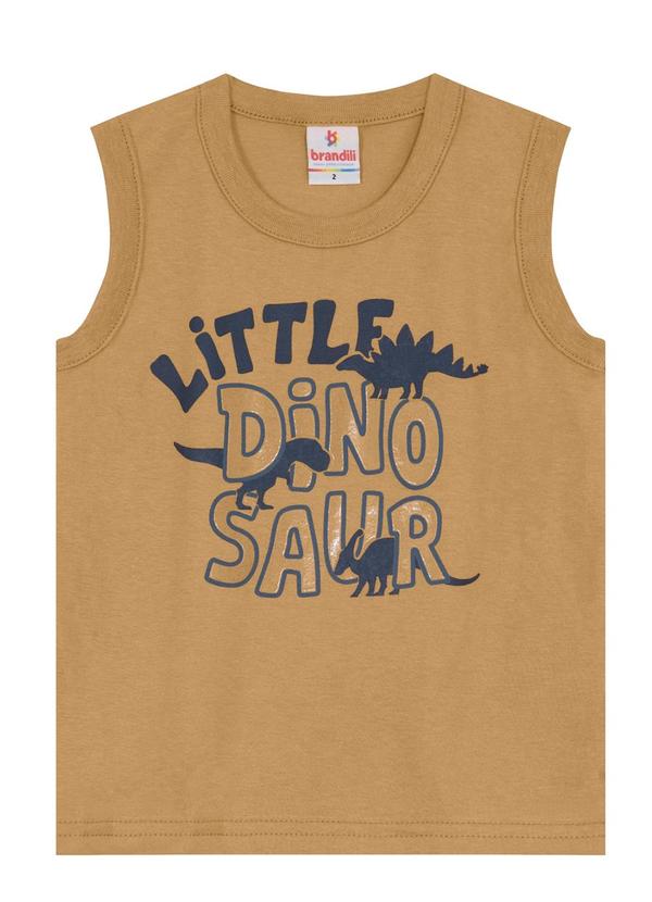 Brandili - Conjunto Infantil Menino de Dinossauro Marrom 3