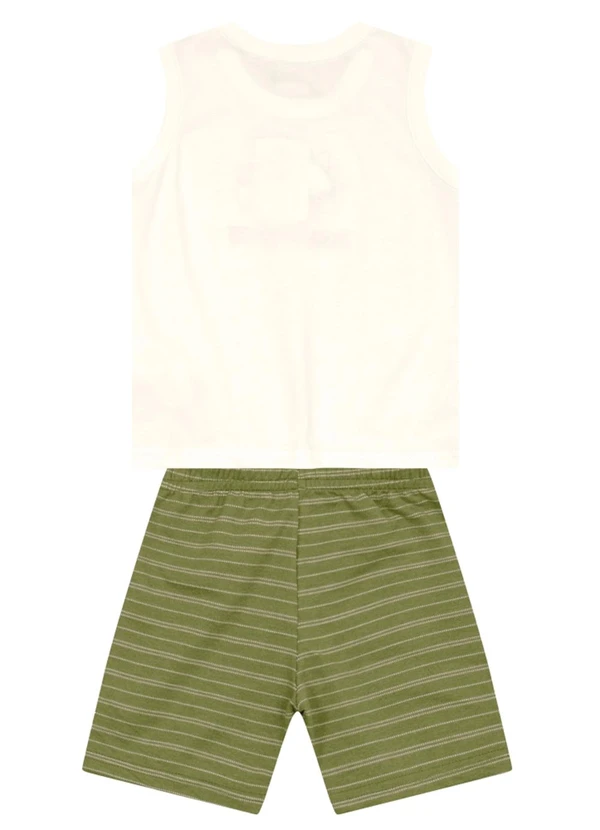 Brandili - Conjunto Infantil Menino de Dinossauro Natural 3