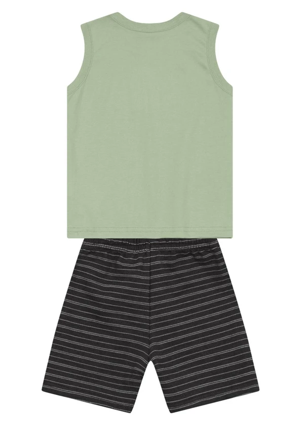 Brandili - Conjunto Infantil Menino de Dinossauro Verde 2