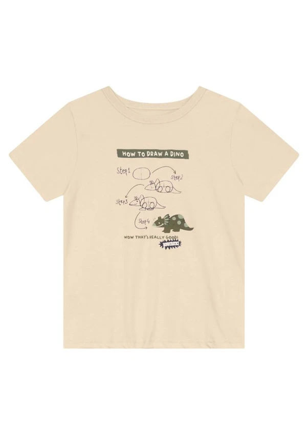 Brandili - Conjunto Infantil Menino de Dinossauros Natural 2