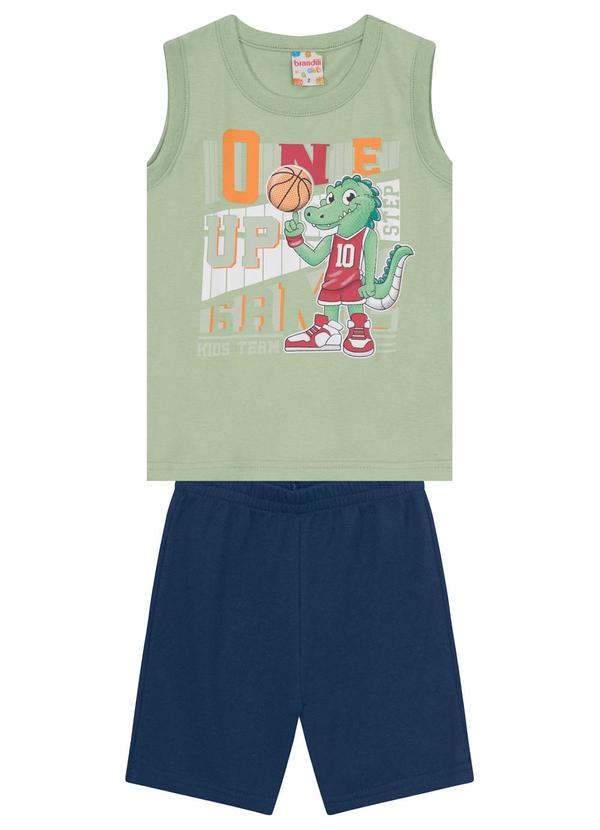 Brandili - Conjunto Infantil Menino de Jacaré Verde