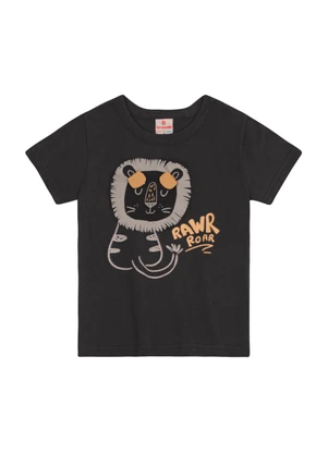Brandili - Conjunto Infantil Menino de Leão Cinza - BRANDILI