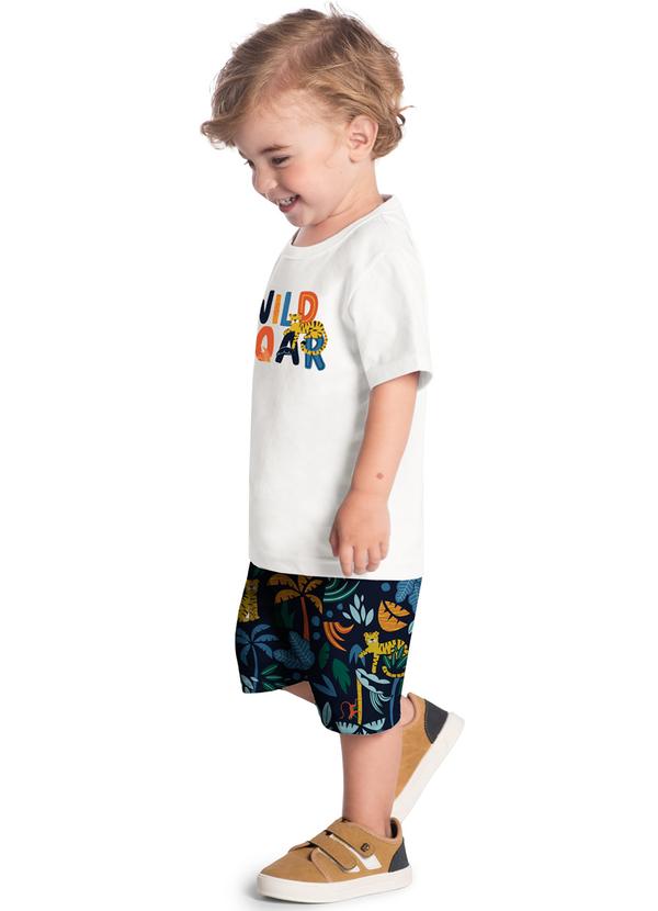 Kyly - Conjunto Infantil Menino de Selva Off White