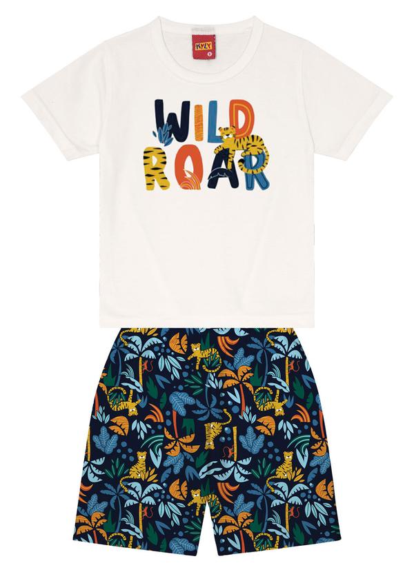 Kyly - Conjunto Infantil Menino de Selva Off White 2