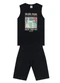 Brandili - Conjunto Infantil Menino de Skate em Gel Branco - variação: Preto