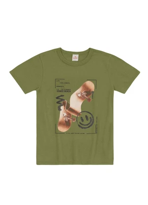 Brandili - Conjunto Infantil Menino de Skate em Gel Verde - BRANDILI