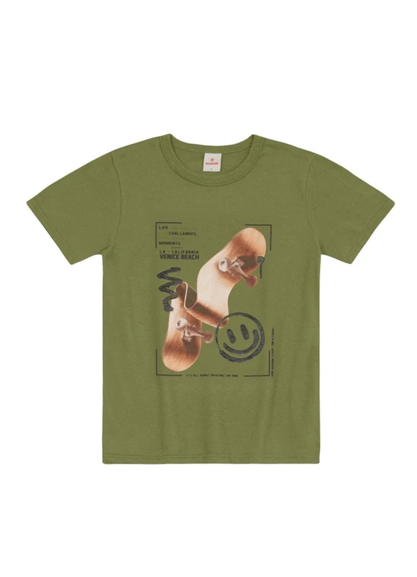 Brandili - Conjunto Infantil Menino de Skate em Gel Verde 2
