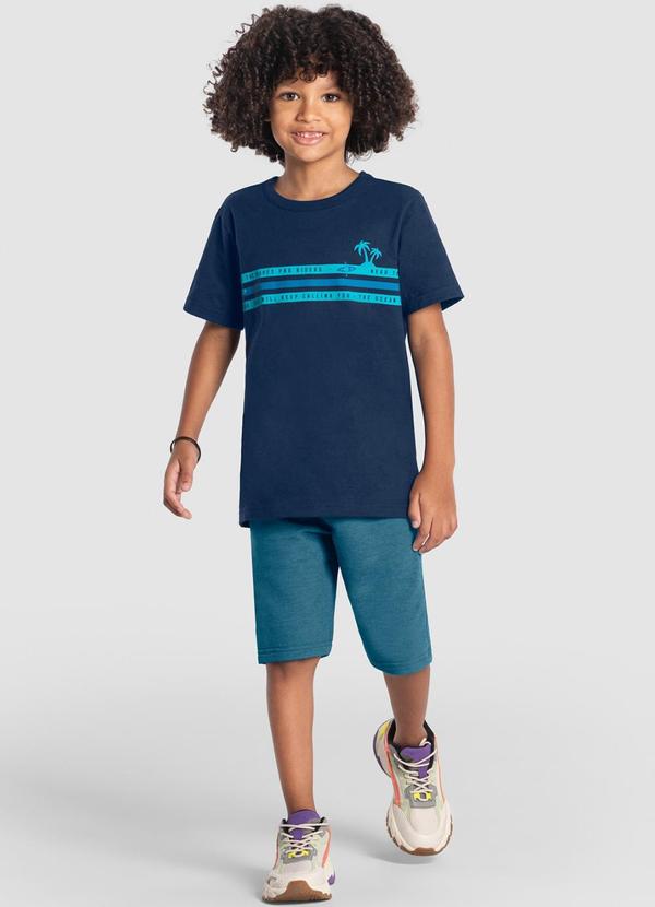 Brandili - Conjunto Infantil Menino de Surfe Azul