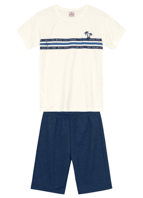Brandili - Conjunto Infantil Menino de Surfe Bege