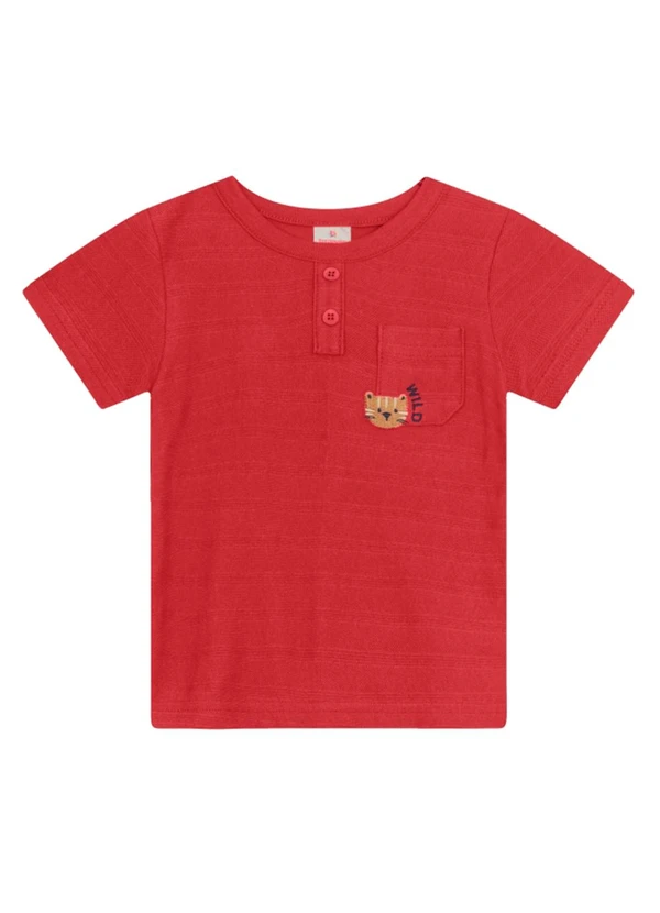 Brandili - Conjunto Infantil Menino de Tigre Vermelho 3
