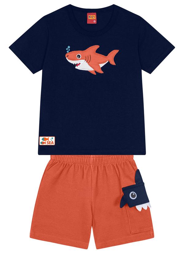 Kyly - Conjunto Infantil Menino de Tubarão Marinho 2