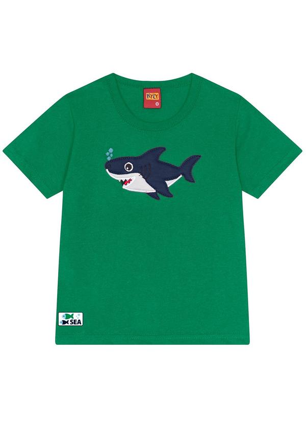 Kyly - Conjunto Infantil Menino de Tubarão Verde 2