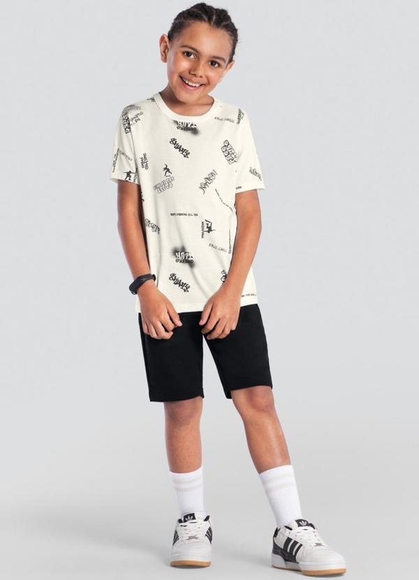 Brandili - Conjunto Infantil Menino Descolado Bege