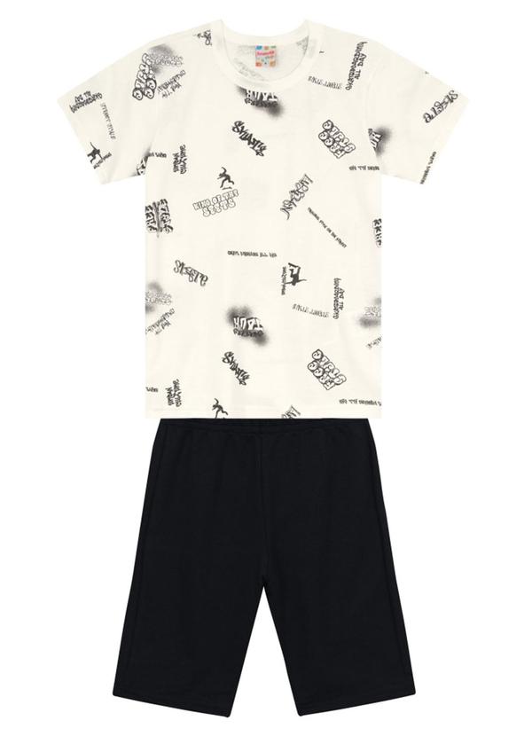 Brandili - Conjunto Infantil Menino Descolado Bege 2