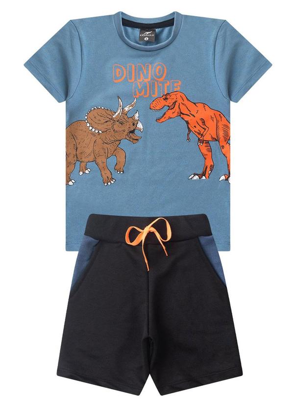 Rosa Azul - Conjunto Infantil Menino Dinomite Kangulu Azul