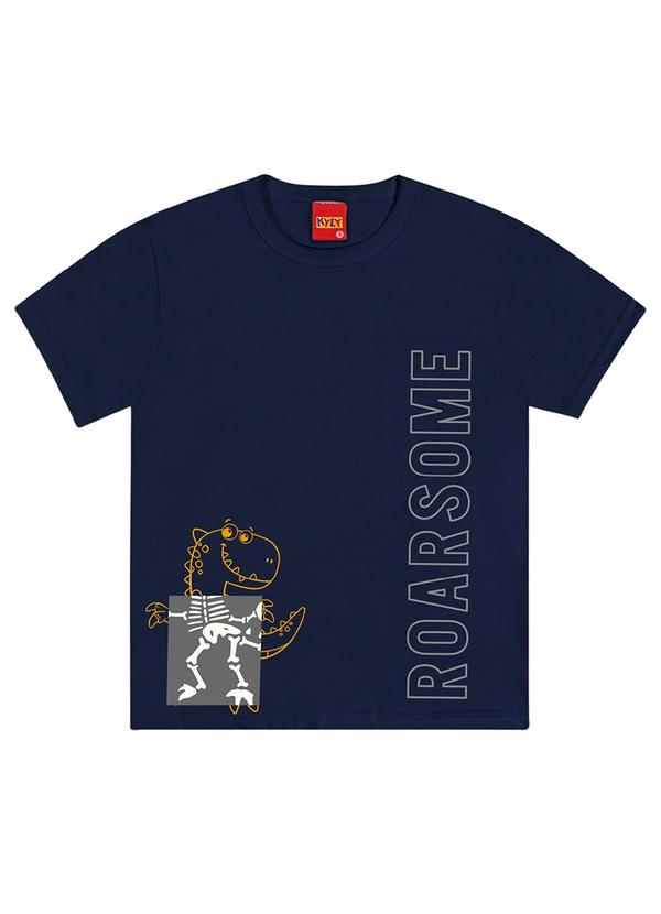 Kyly - Conjunto Infantil Menino Dinossauro Azul Marinho 2
