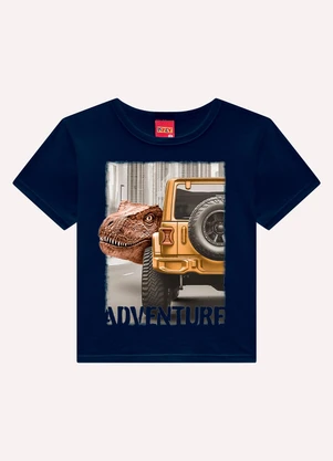 Kyly - Conjunto Infantil Menino Dinossauro Azul Marinho - KYLY