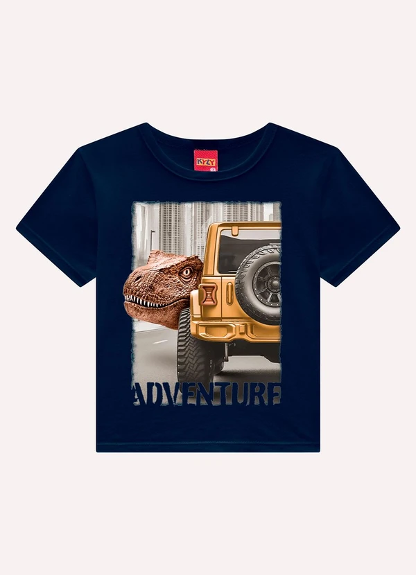 Kyly - Conjunto Infantil Menino Dinossauro Azul Marinho 2