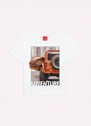 Kyly - Conjunto Infantil Menino Dinossauro Branco - KYLY