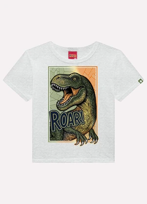 Kyly - Conjunto Infantil Menino Dinossauro Cinza - KYLY