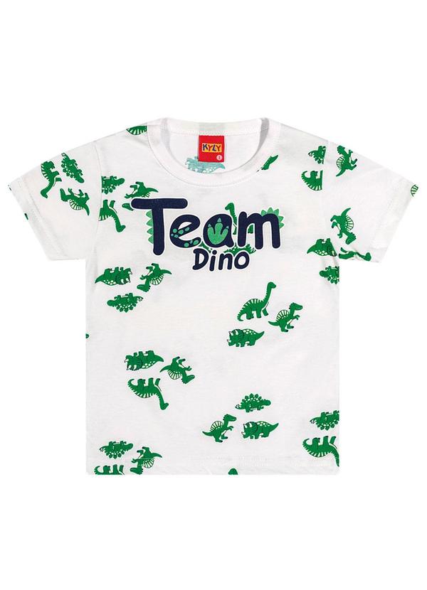 Kyly - Conjunto Infantil Menino Dinossauro Off White 2