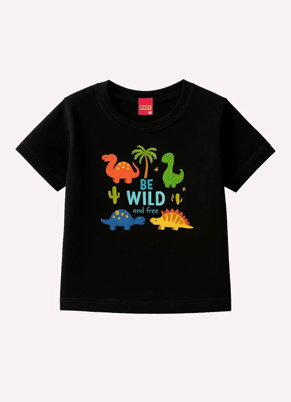 Kyly - Conjunto Infantil Menino Dinossauro Preto 4