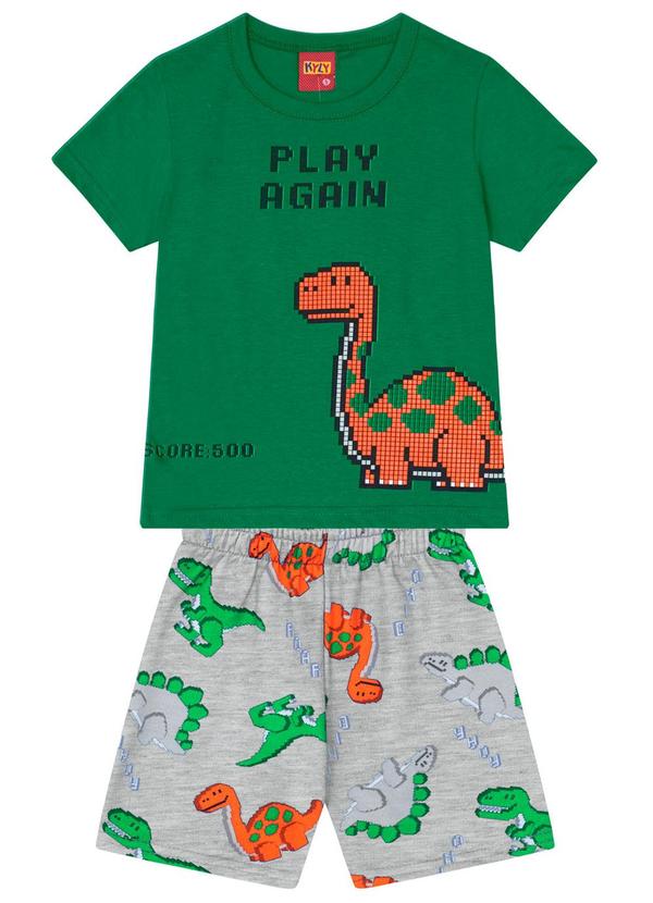 Kyly - Conjunto Infantil Menino Dinossauro Verde 2