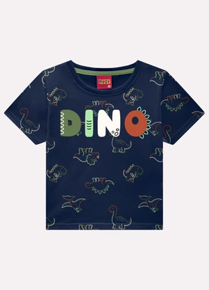 Kyly - Conjunto Infantil Menino Dinossauros Azul - KYLY