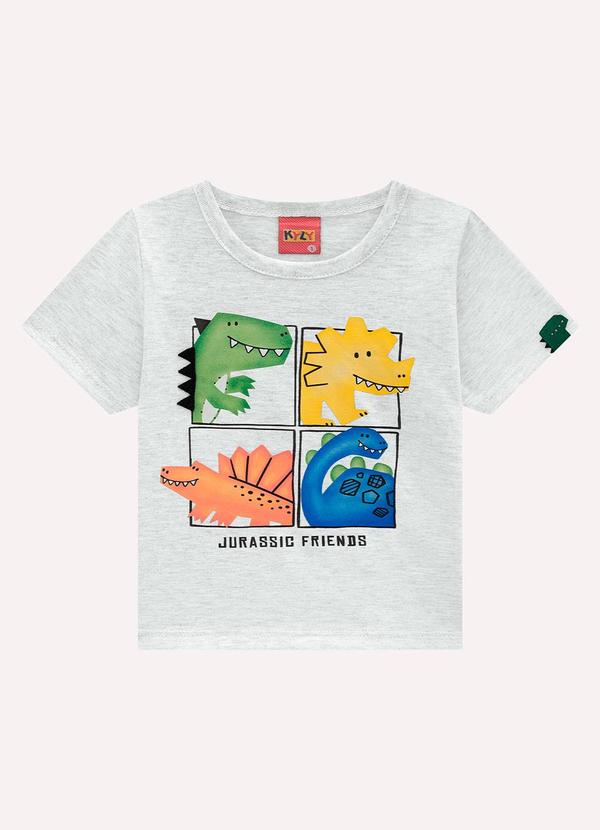 Kyly - Conjunto Infantil Menino Dinossauros Cinza 3